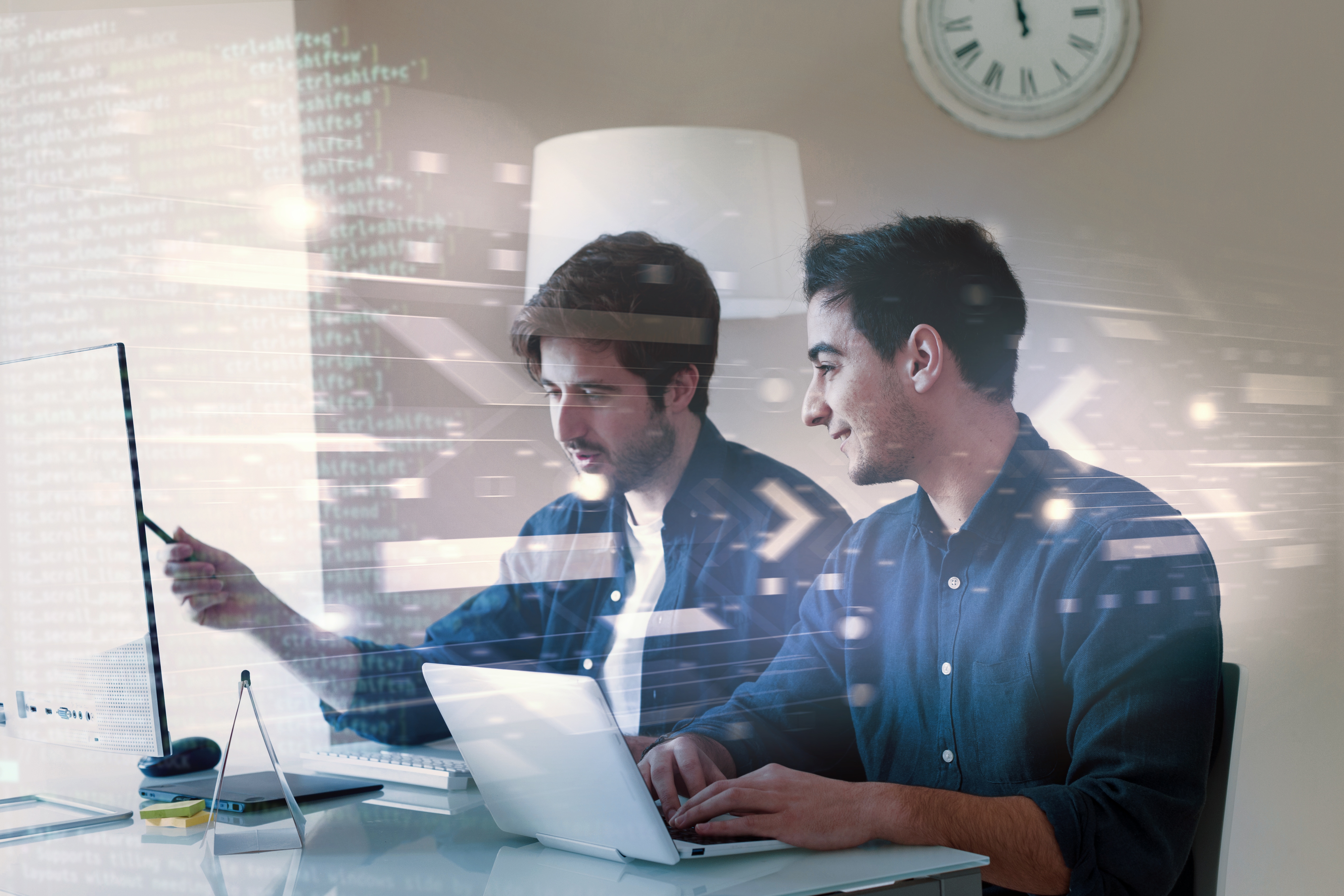 Business professional working in a modern office
